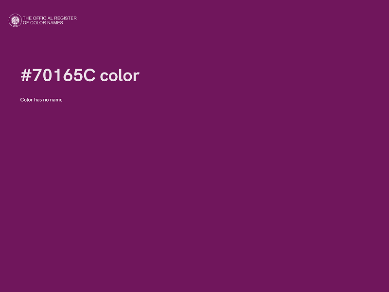 #70165C color image