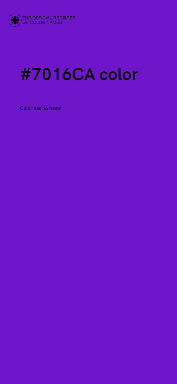 #7016CA color image