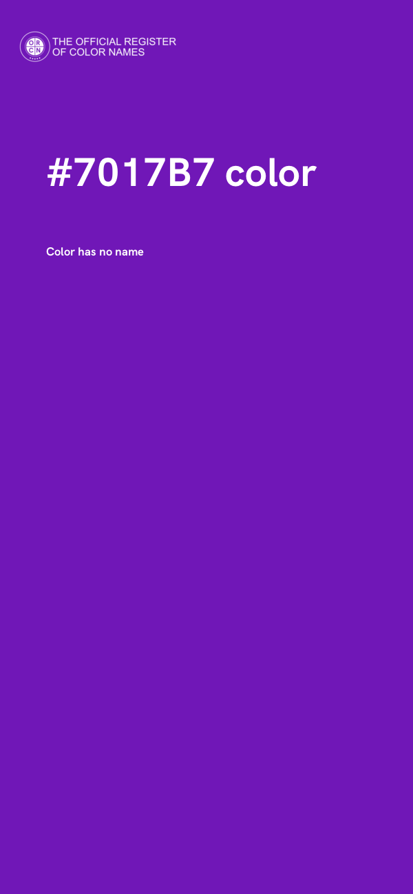 #7017B7 color image