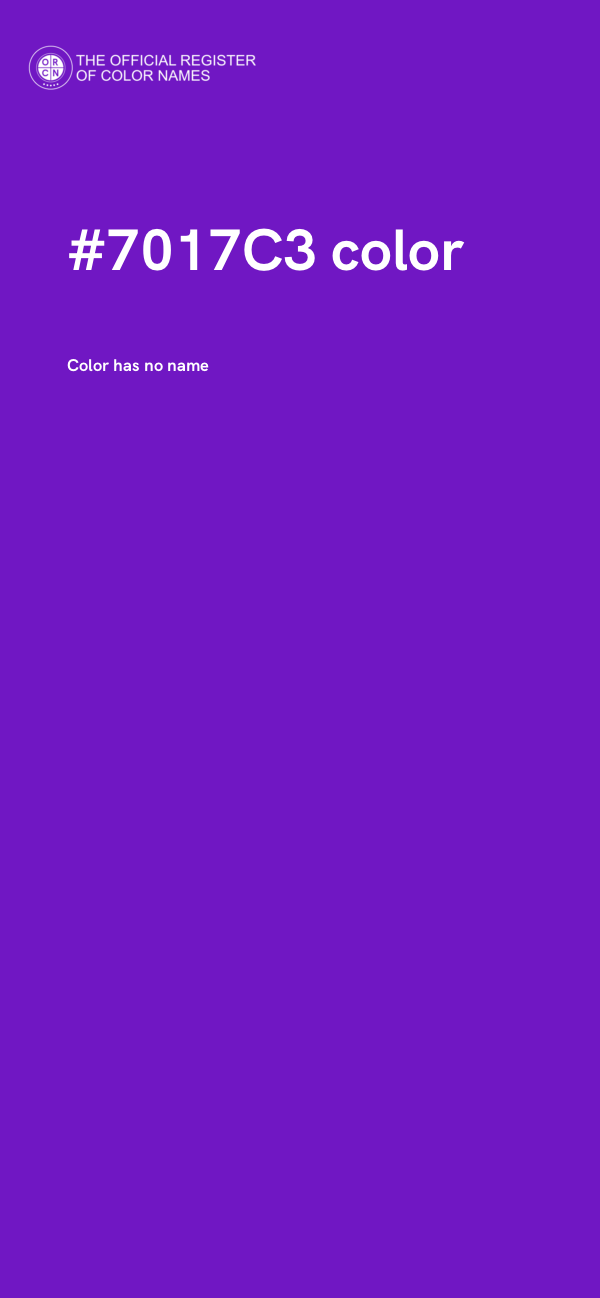 #7017C3 color image