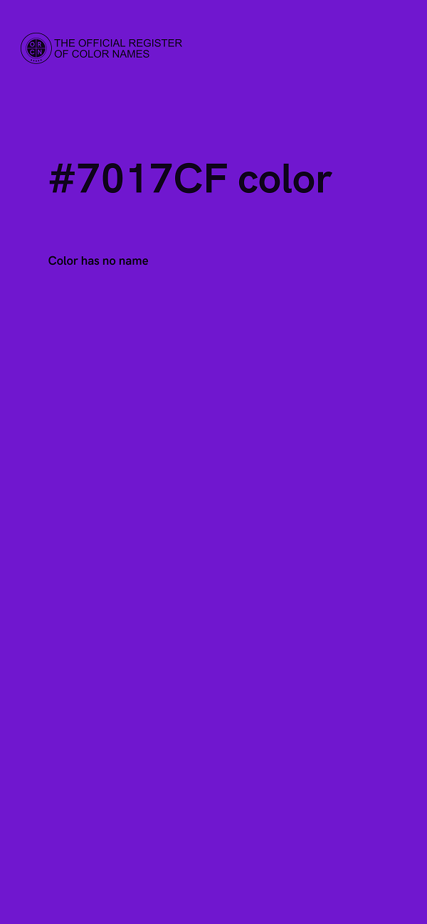 #7017CF color image