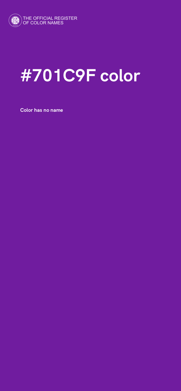 #701C9F color image