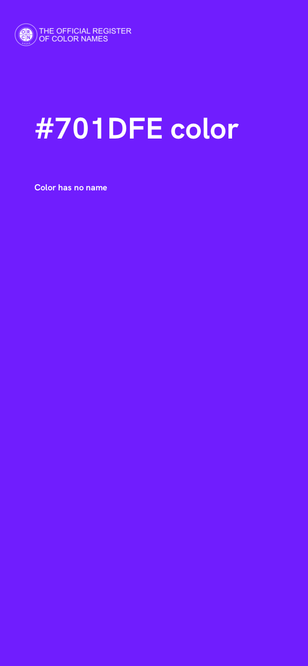 #701DFE color image
