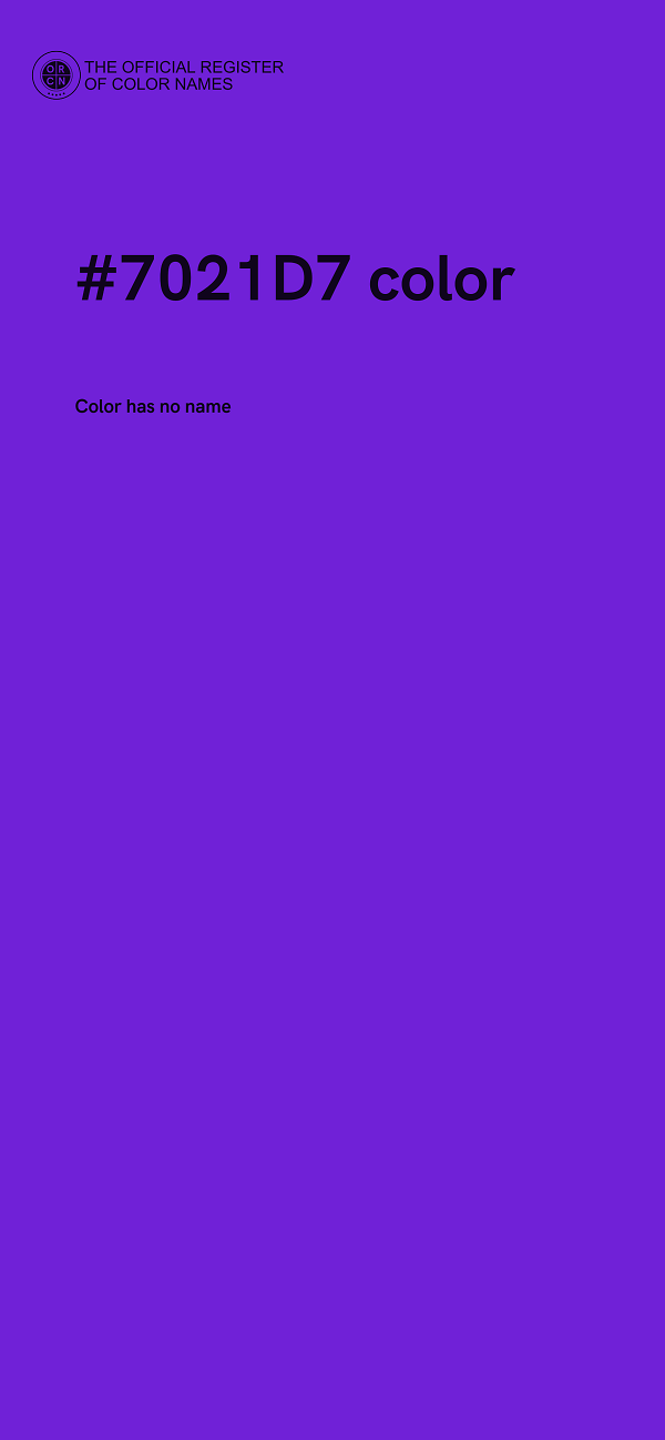 #7021D7 color image