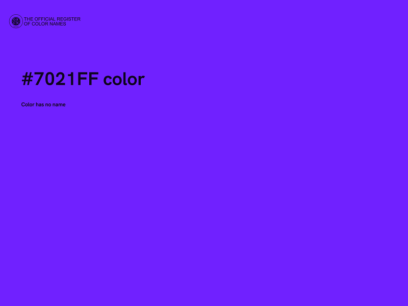 #7021FF color image