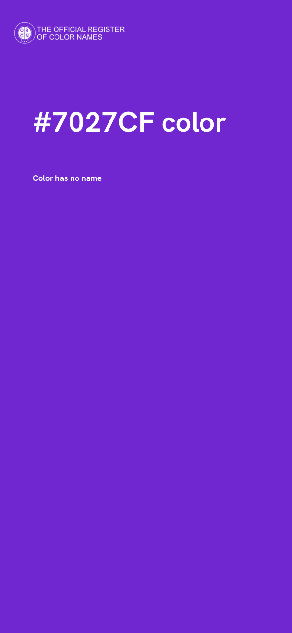 #7027CF color image