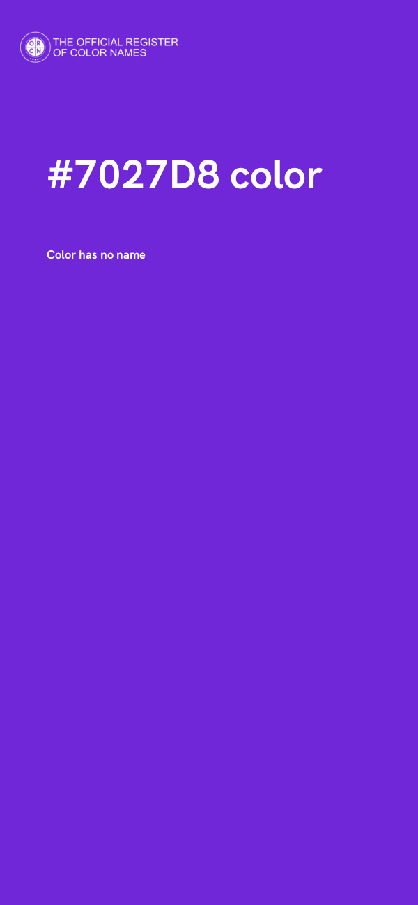#7027D8 color image