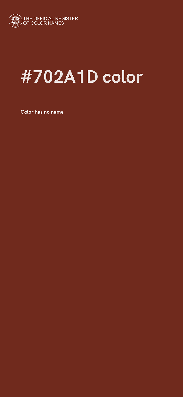 #702A1D color image