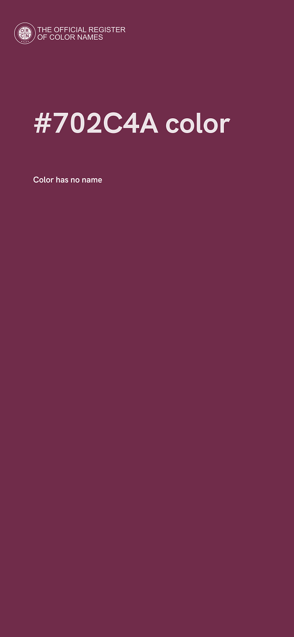 #702C4A color image