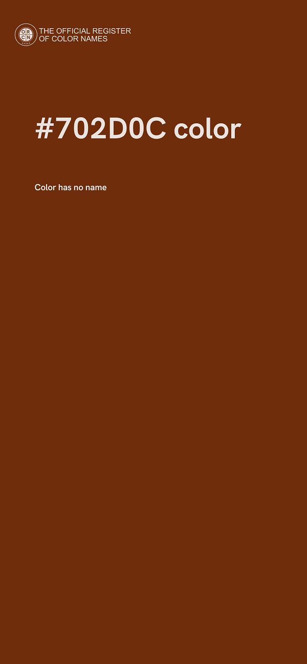 #702D0C color image