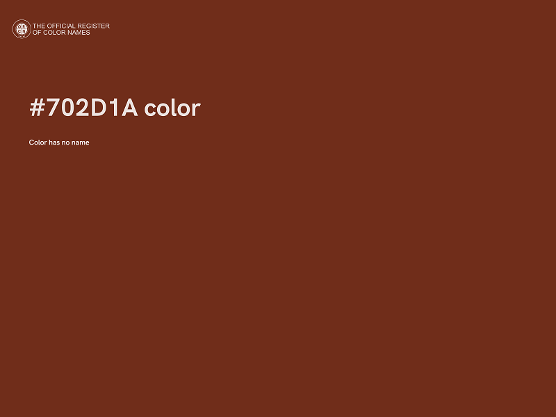 #702D1A color image