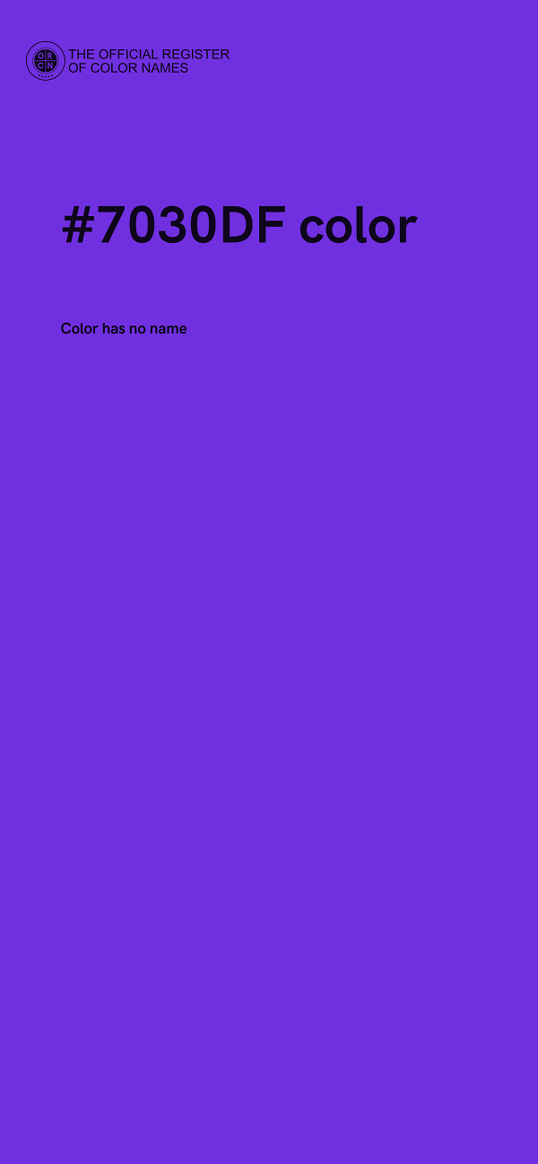 #7030DF color image