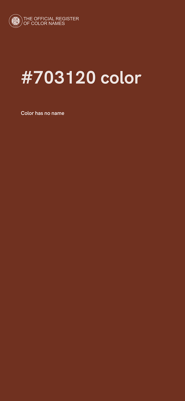#703120 color image