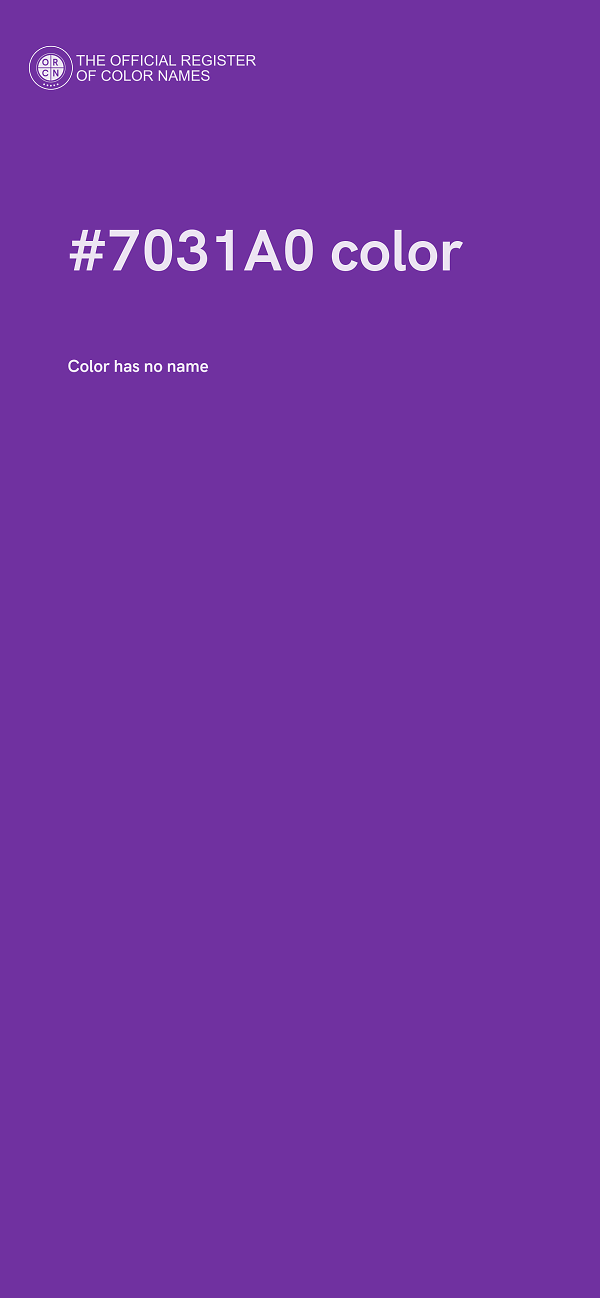 #7031A0 color image