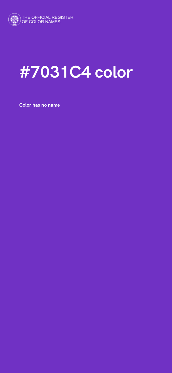 #7031C4 color image