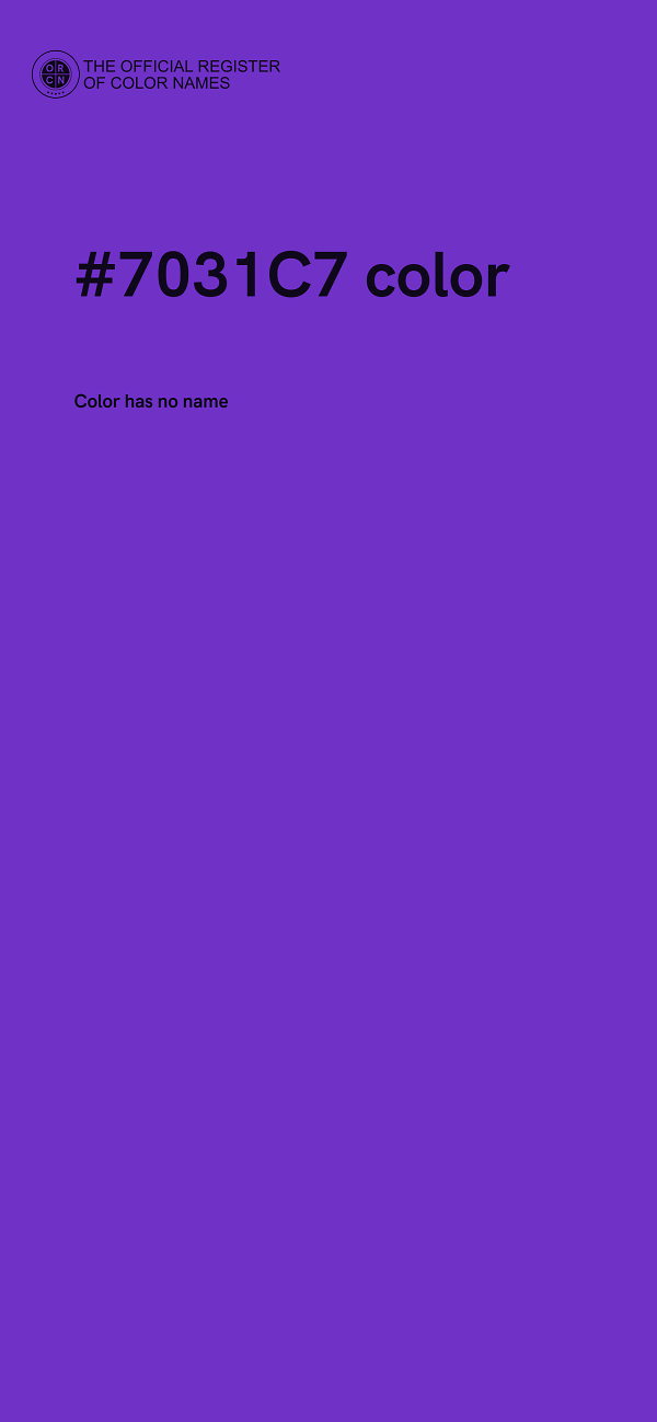 #7031C7 color image