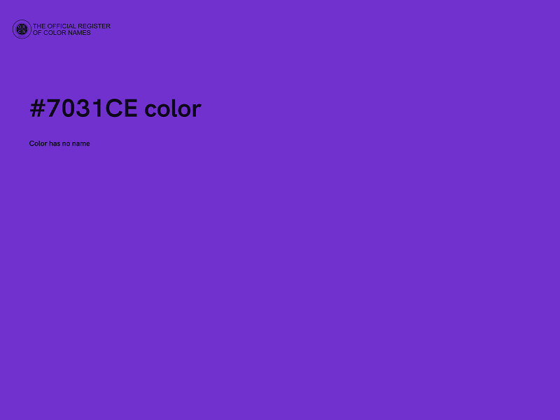 #7031CE color image