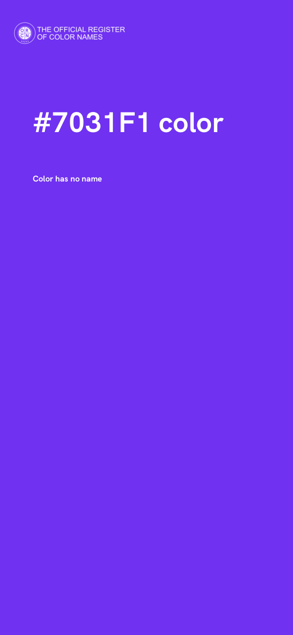 #7031F1 color image