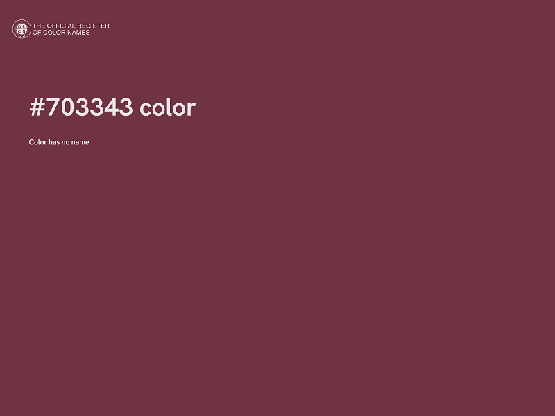#703343 color image