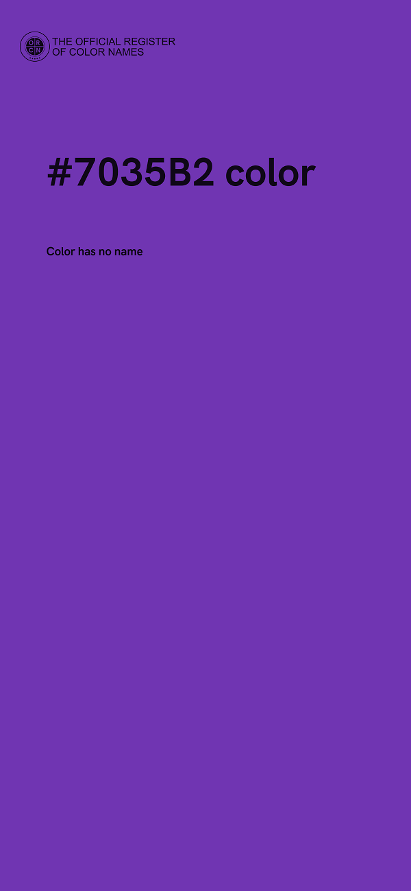 #7035B2 color image