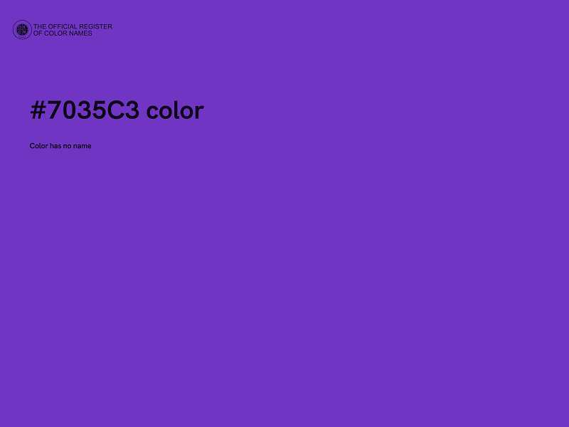 #7035C3 color image