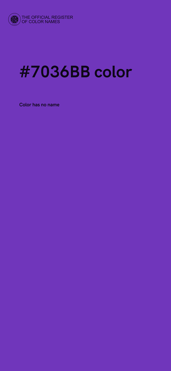 #7036BB color image