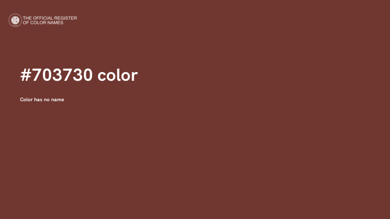 #703730 color image