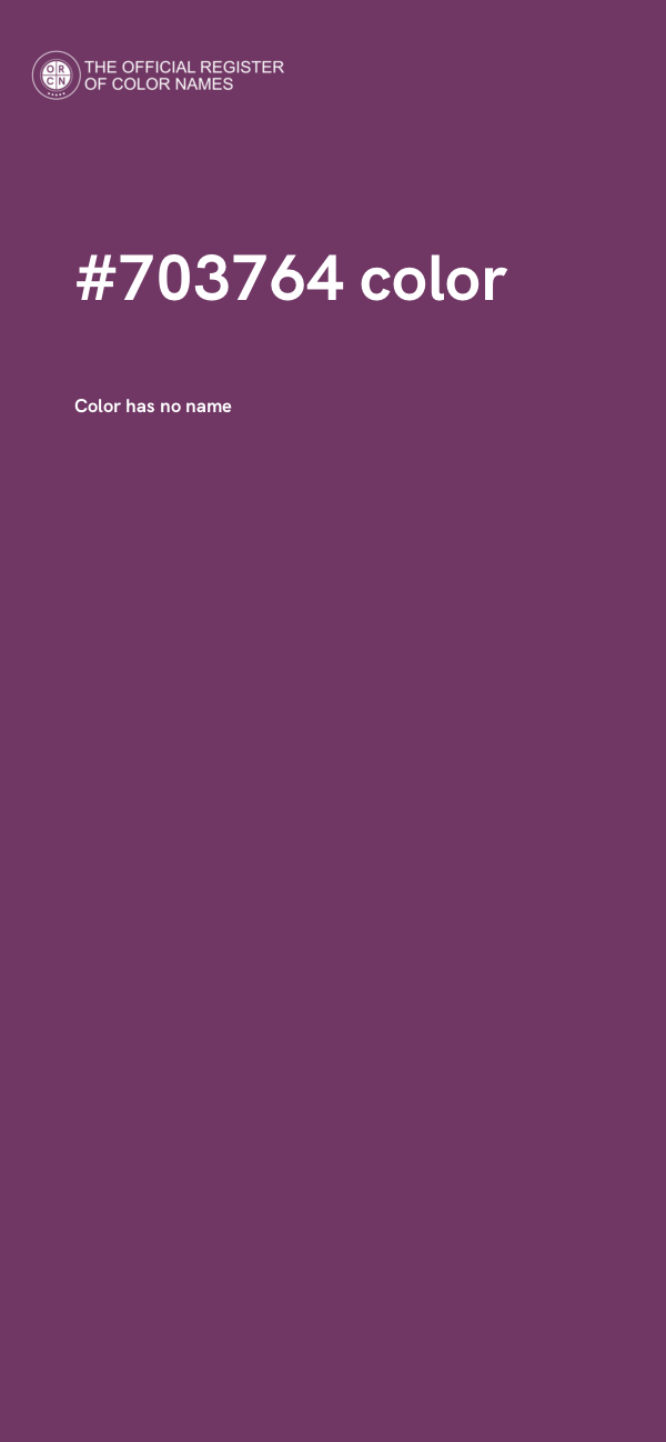 #703764 color image