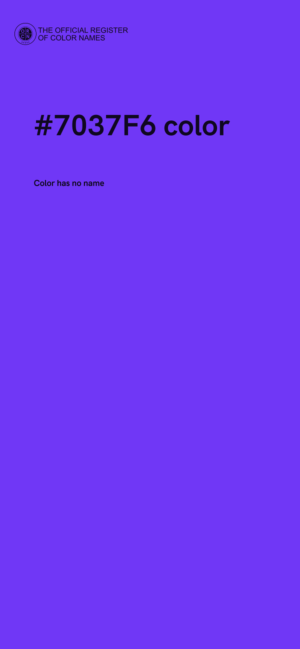 #7037F6 color image