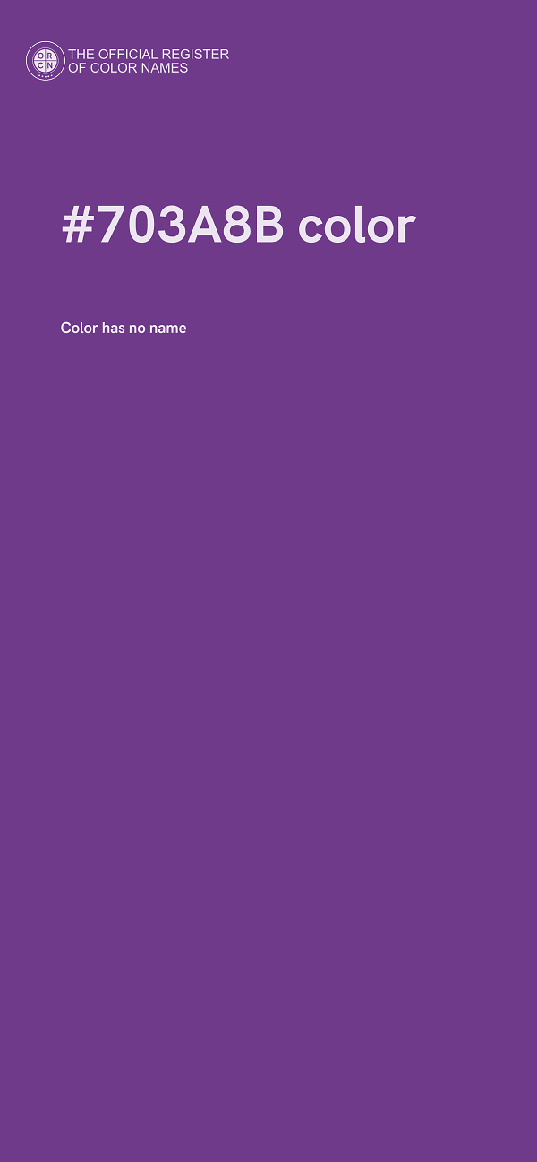 #703A8B color image