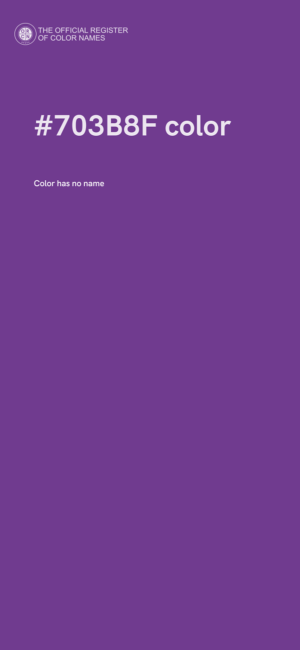 #703B8F color image