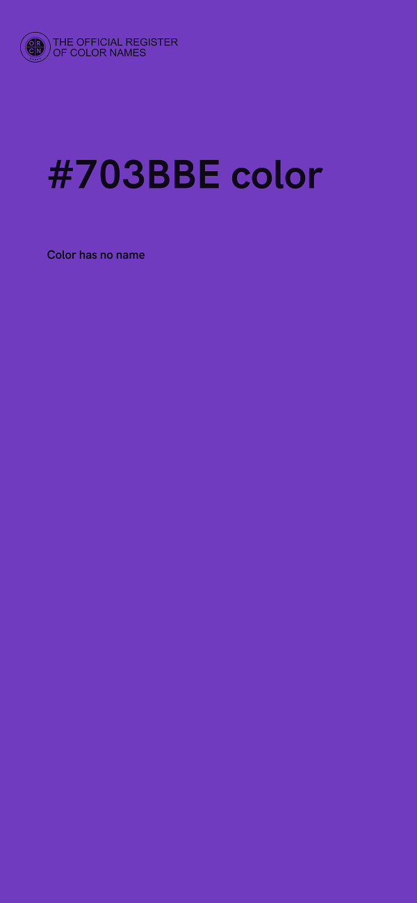 #703BBE color image