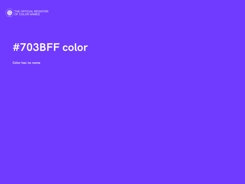 #703BFF color image