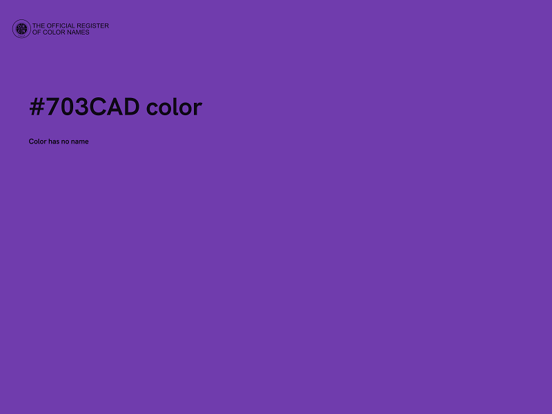 #703CAD color image