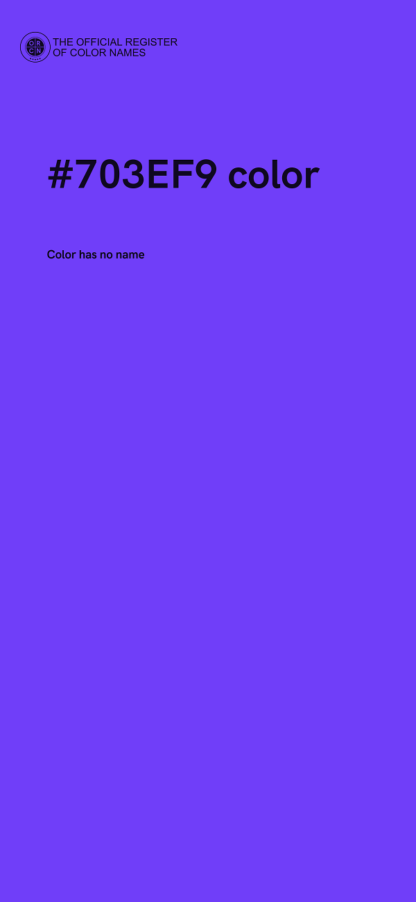 #703EF9 color image