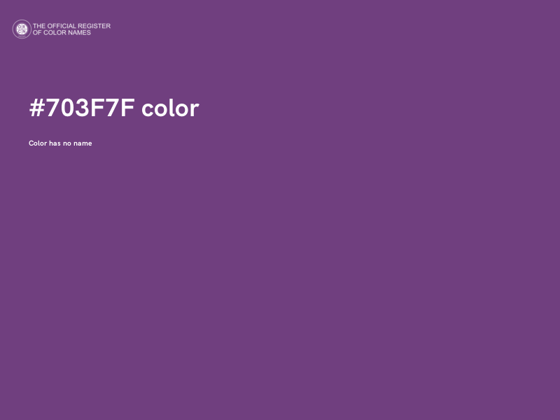 #703F7F color image