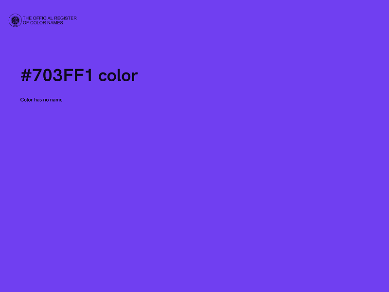 #703FF1 color image