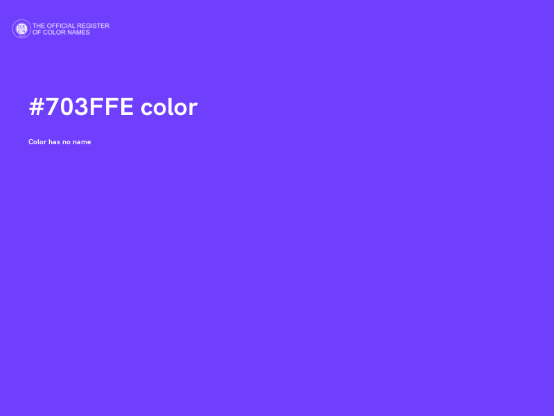 #703FFE color image
