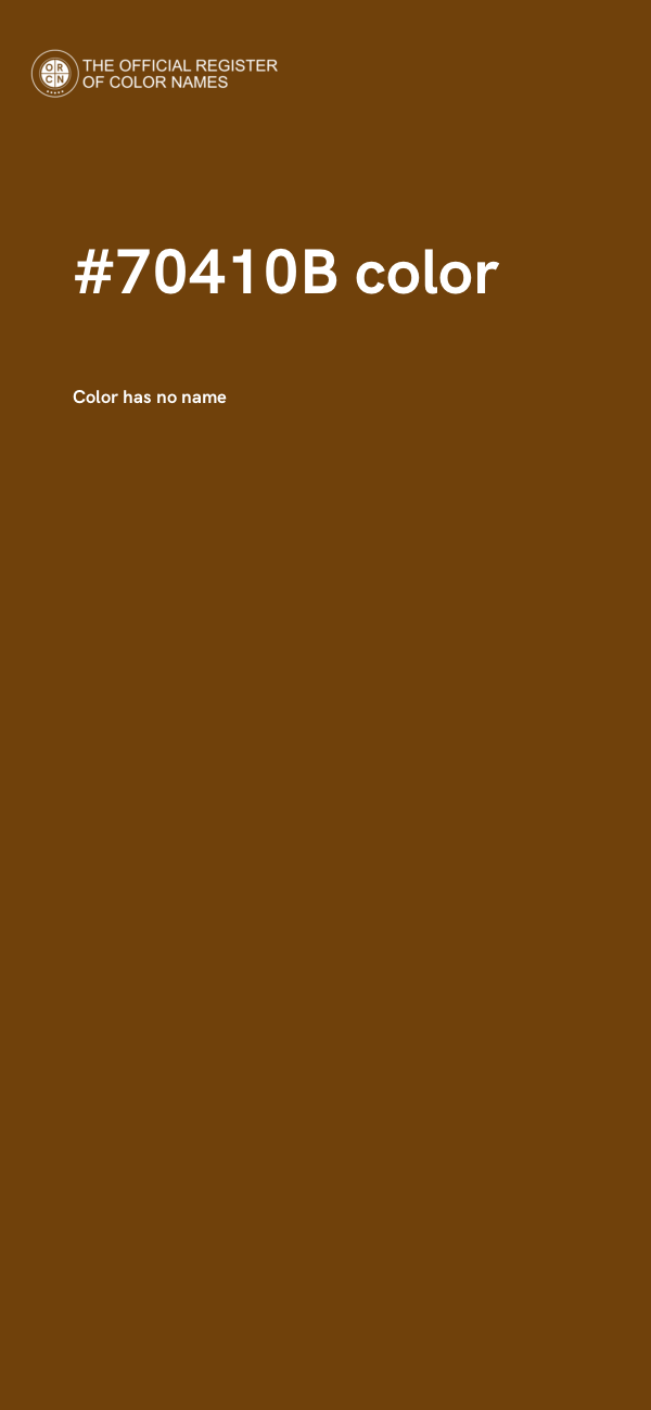 #70410B color image