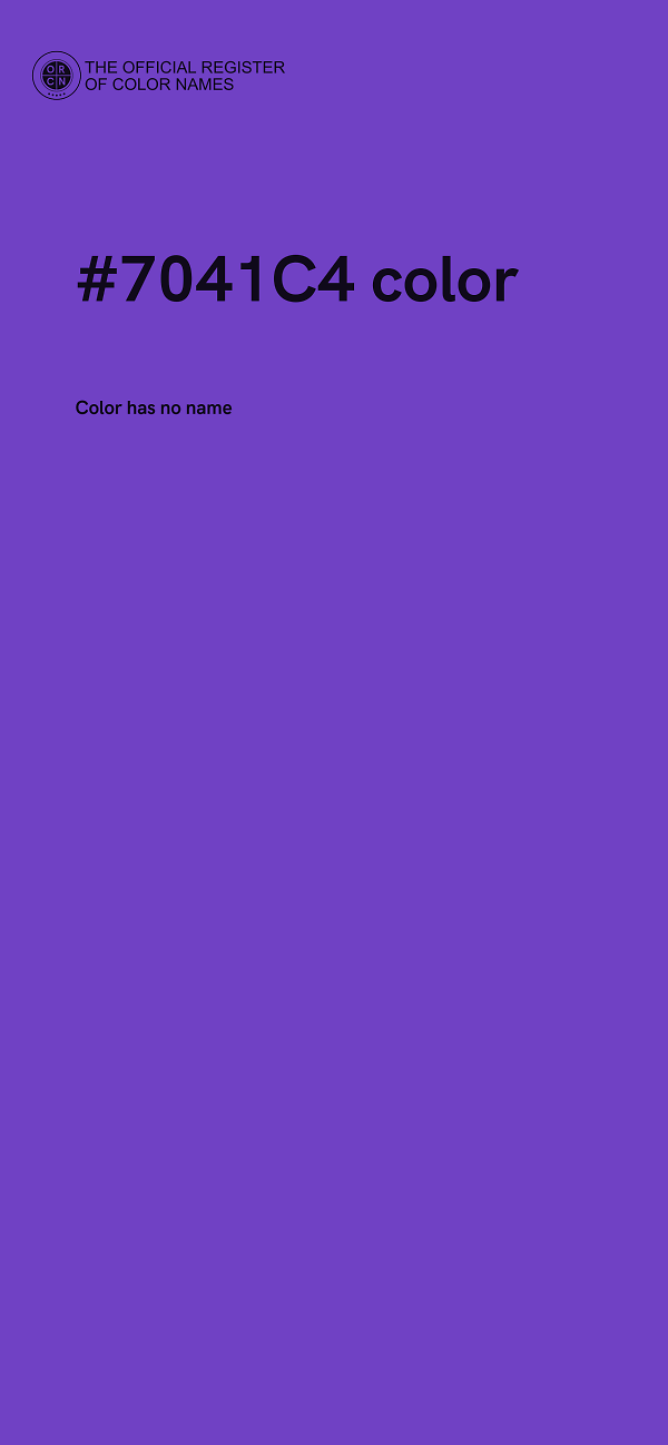 #7041C4 color image