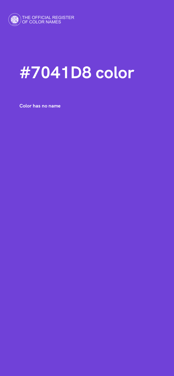 #7041D8 color image
