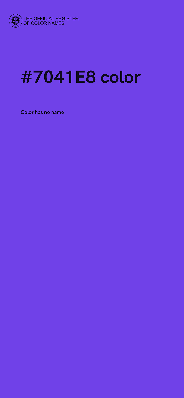 #7041E8 color image