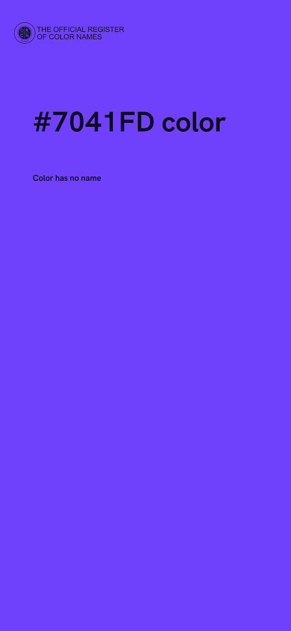 #7041FD color image