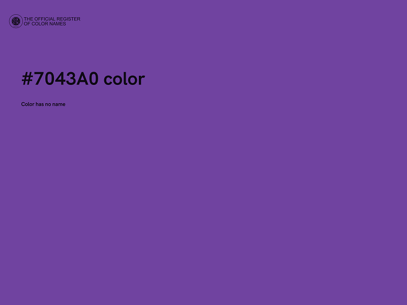 #7043A0 color image
