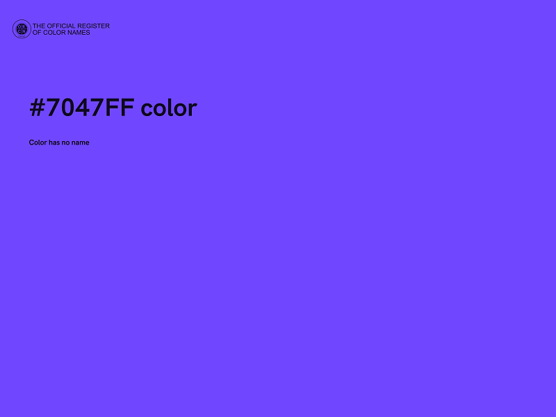 #7047FF color image