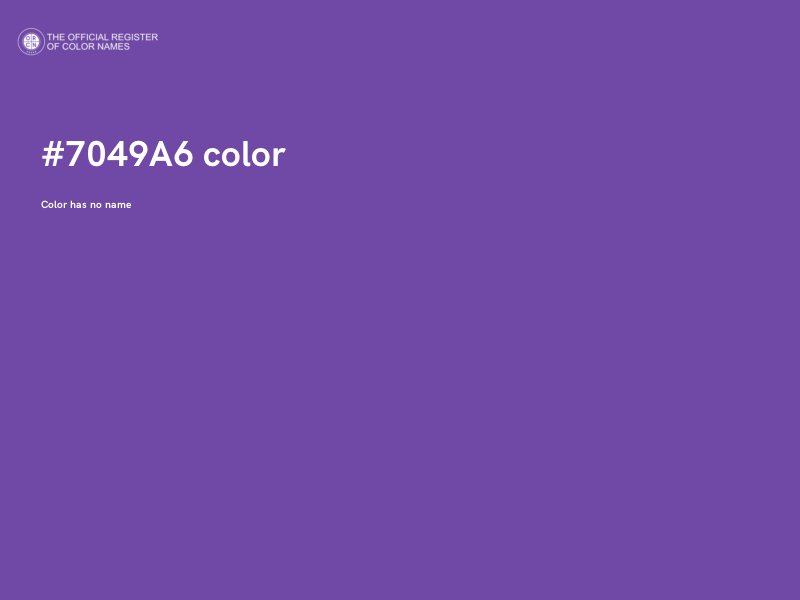#7049A6 color image