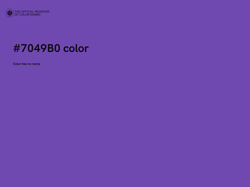 #7049B0 color image