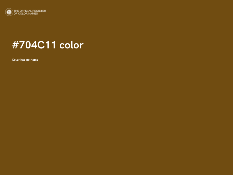 #704C11 color image