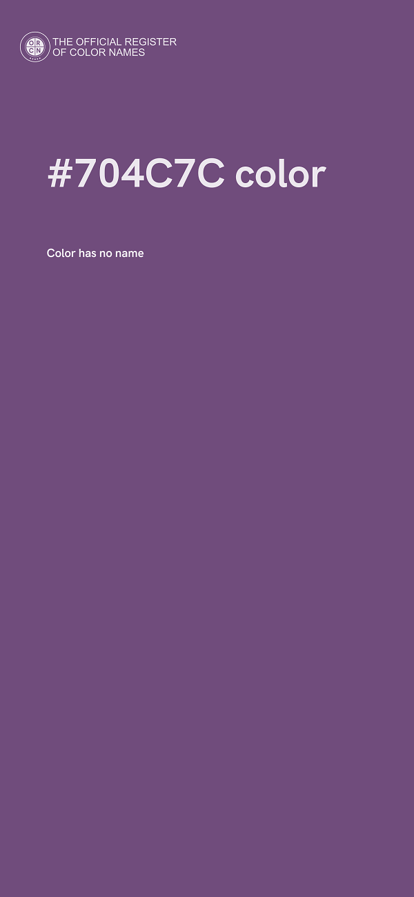 #704C7C color image