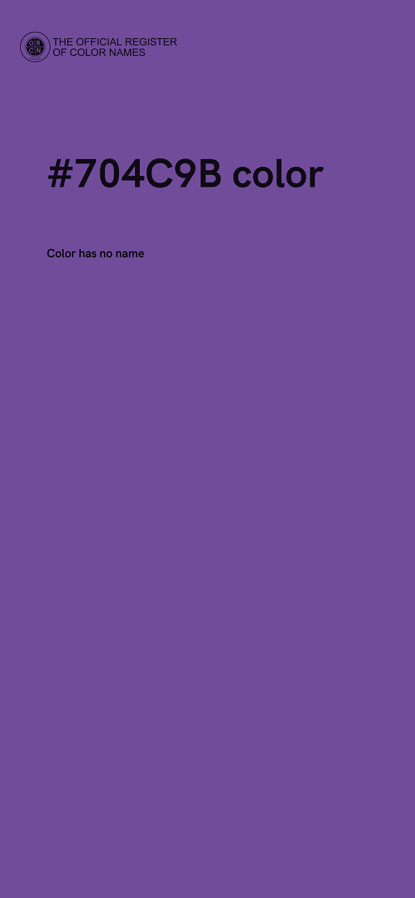 #704C9B color image